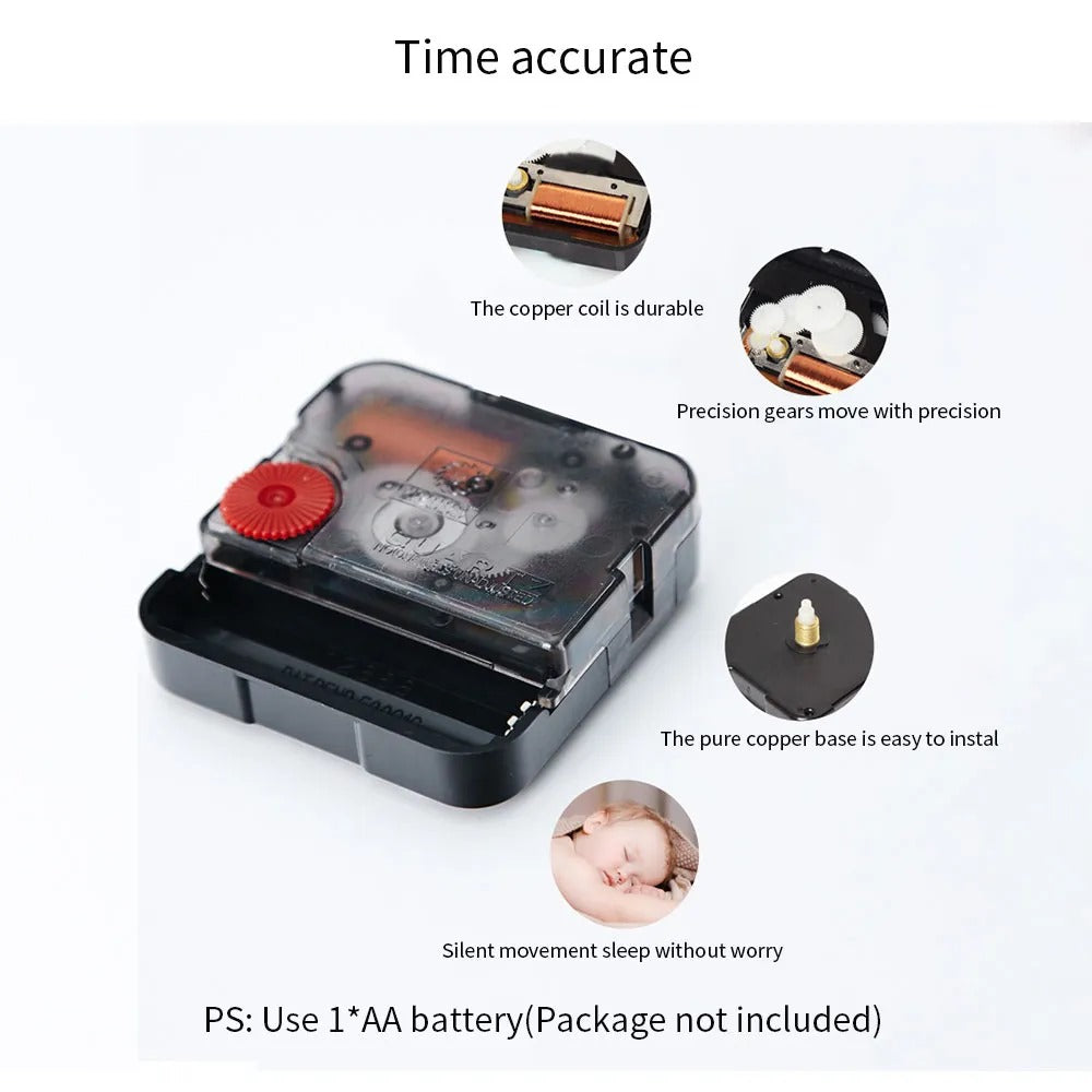 Sweet Home Wooden Clock