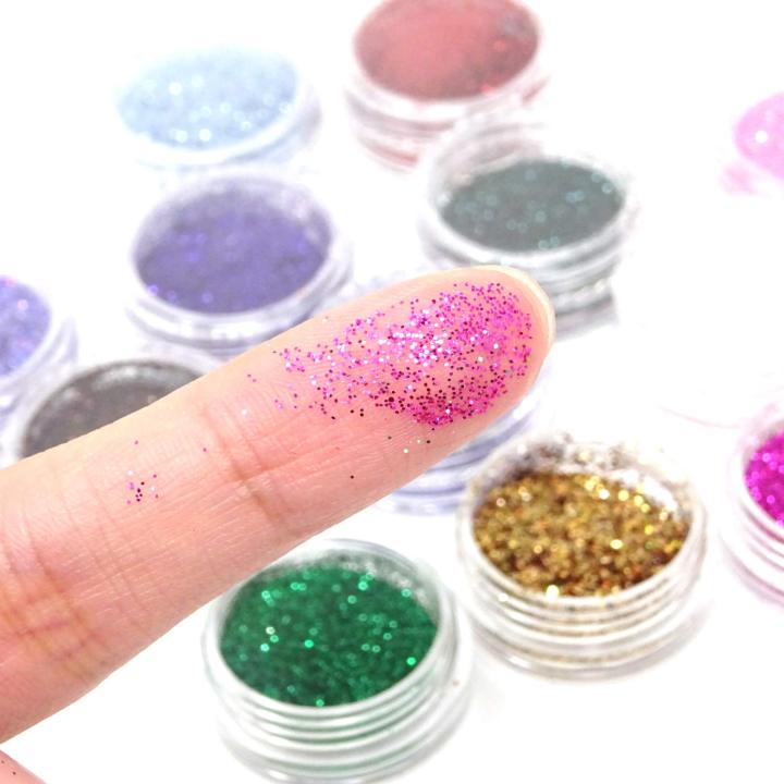 12 Color Sparkling Dust Glitter Eyeshadow