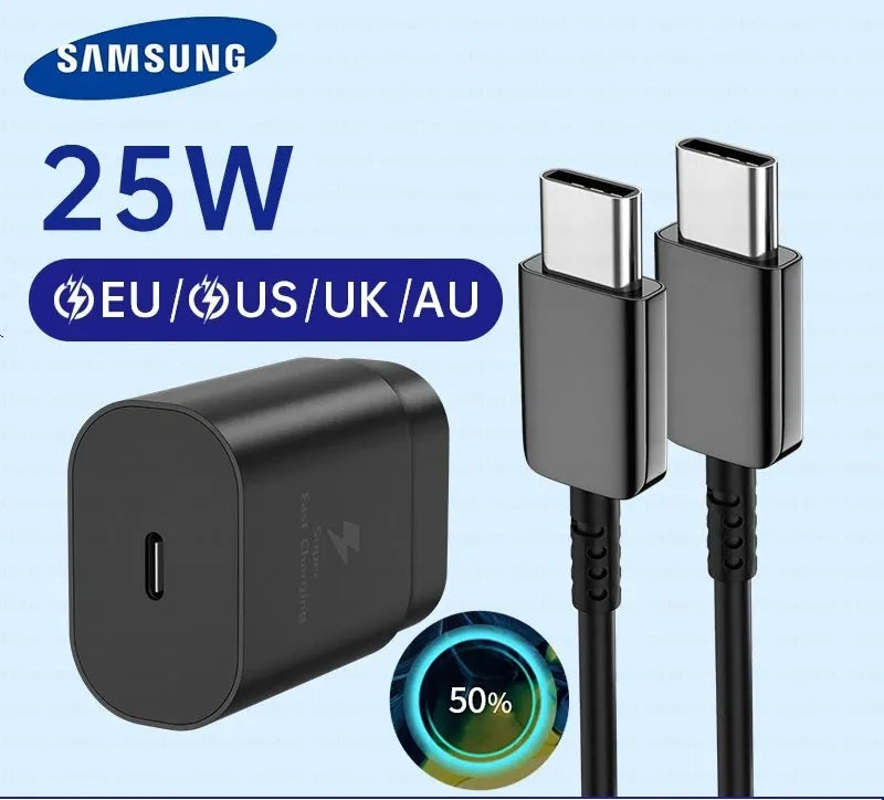 Samsung 25W with original cable Usb Type C Fast Charger