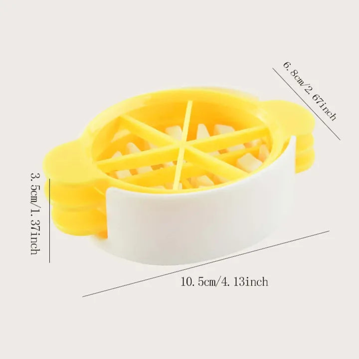 1pc 3 In 1 Egg Slicer, Multi-functional Egg Cutter,