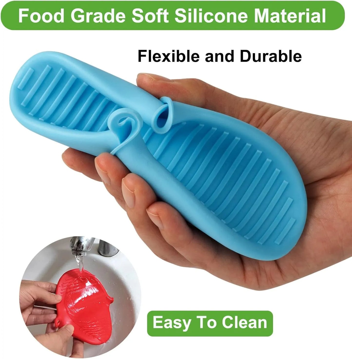 Safety Grip Silicone Oven Mitts