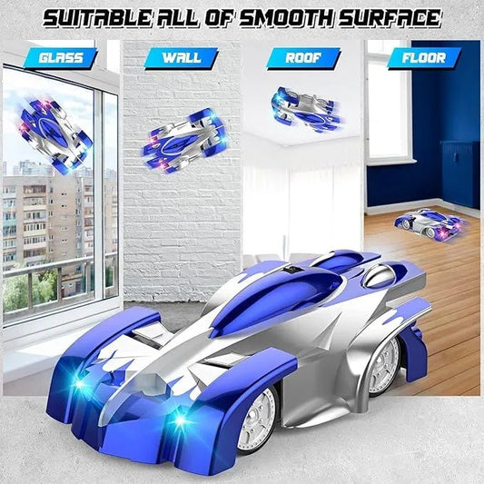 Wall Climbing Remote Control Car, 360° Rotating Dual Mode RC Stunt Car, Toys for 3 Year and up Old Boy, Rechargeable Toy Car with Headlight,