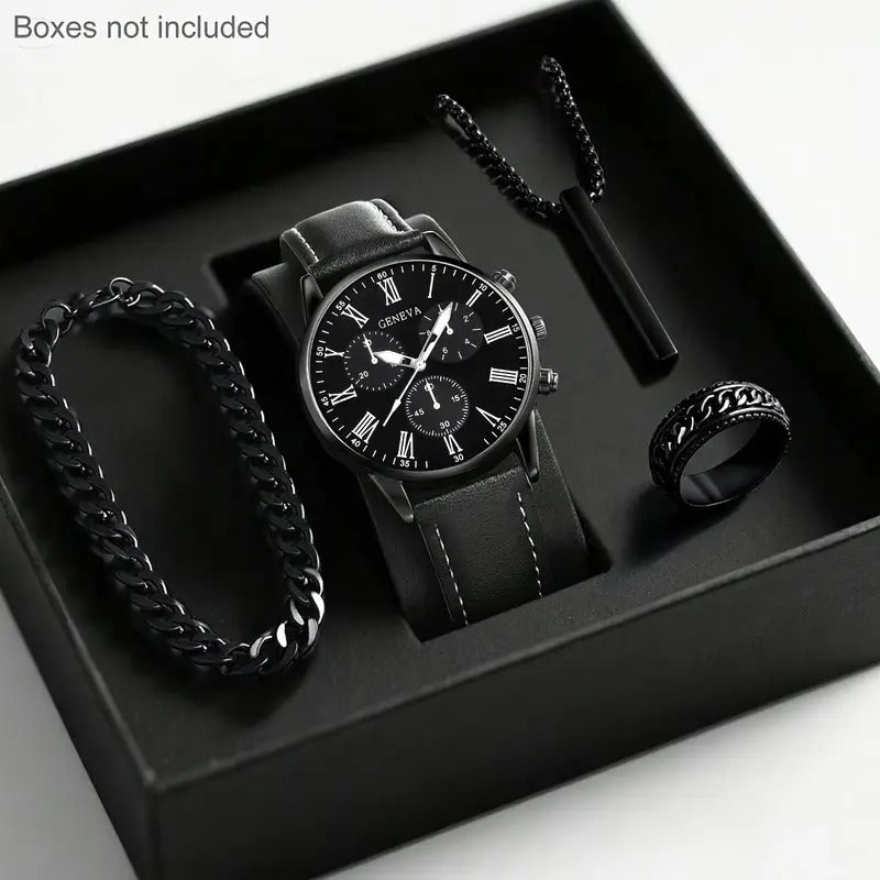 4pcs Men'S Watches