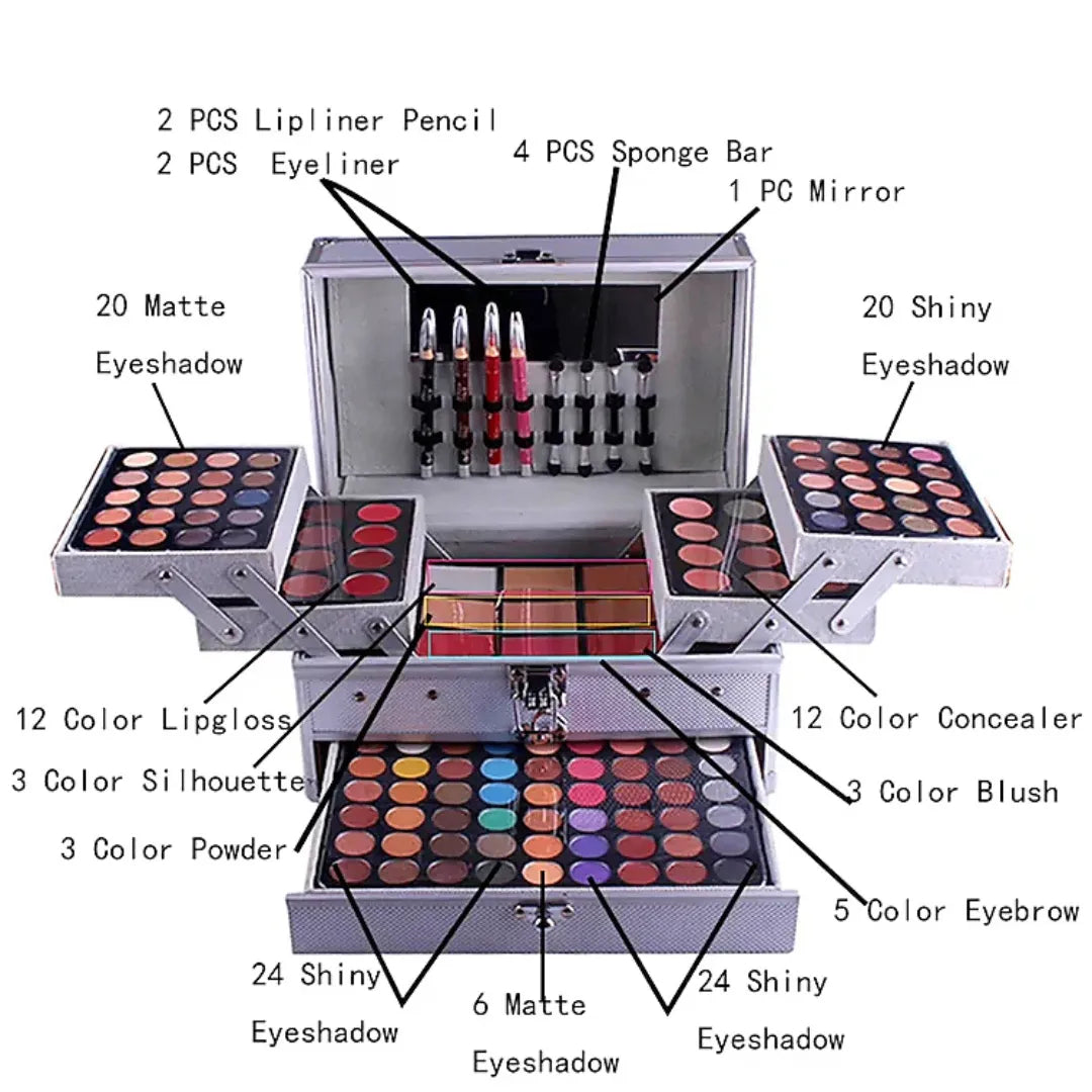 Ultimate All-in-One Makeup Palette – High-Quality Kit