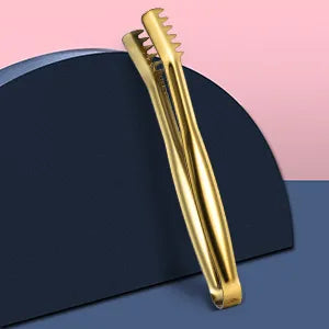1/3 pcs Golden Color Food Serves Tong