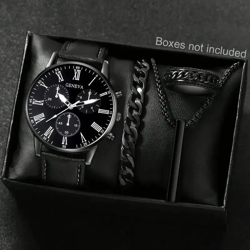 4pcs Men'S Watches