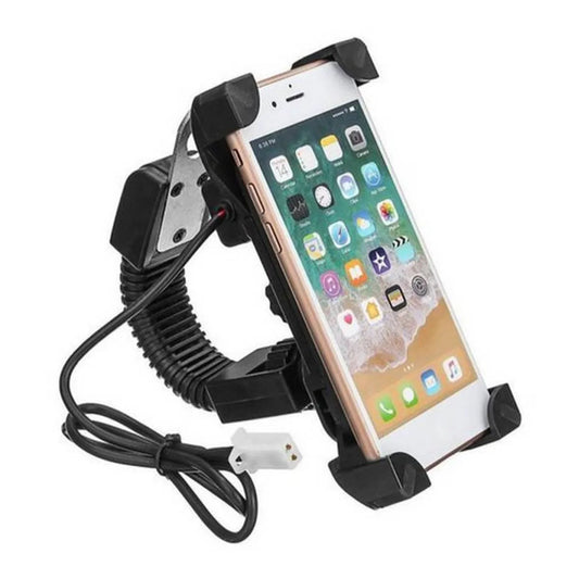 Mobile Phone Holder with USB Charger Bike