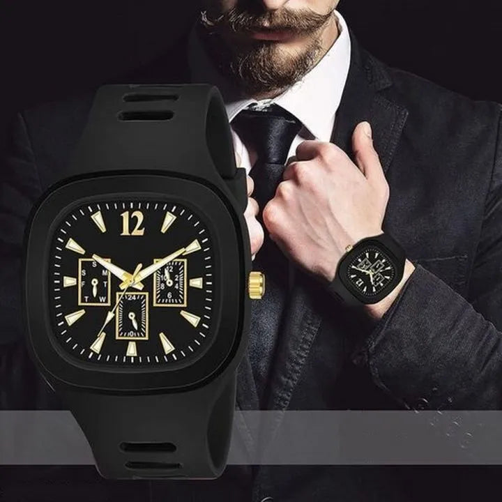 Stylish Square Dial Casual Watch Stylish Analog Watch for Boys Men's