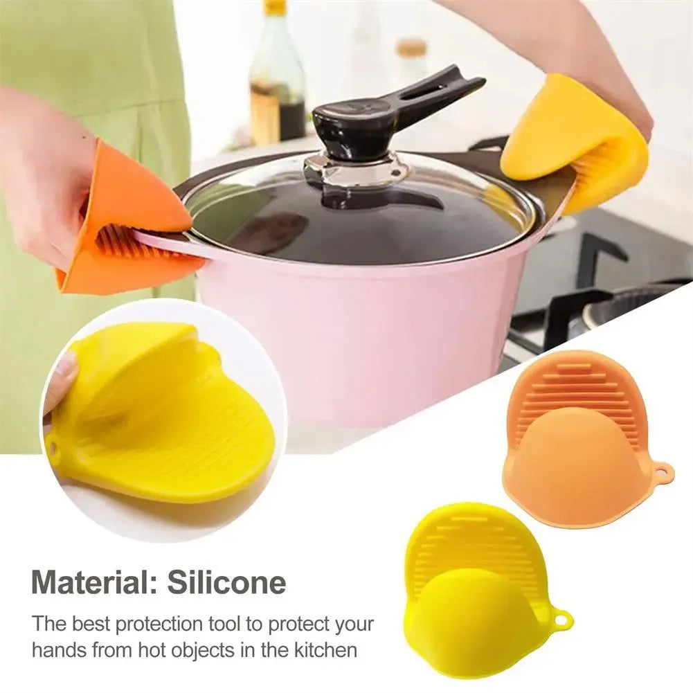 Safety Grip Silicone Oven Mitts