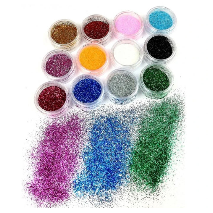 12 Color Sparkling Dust Glitter Eyeshadow