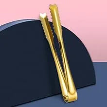 1/3 pcs Golden Color Food Serves Tong