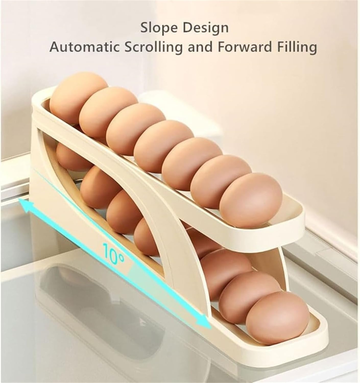Automatic Roll-Down Double-layer Egg