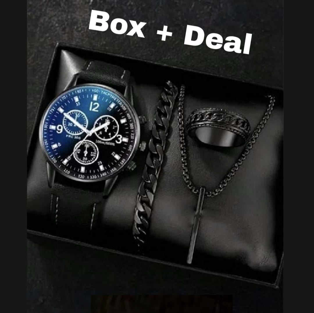 4pcs Men'S Watches
