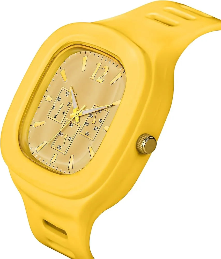 Stylish Square Dial Casual Watch Stylish Analog Watch for Boys Men's