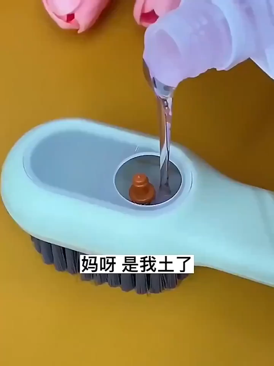 Cleaning Brush Bristled Liquid Shoe Brush