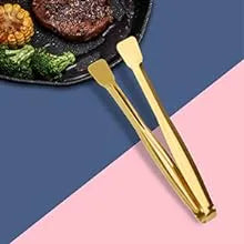 1/3 pcs Golden Color Food Serves Tong