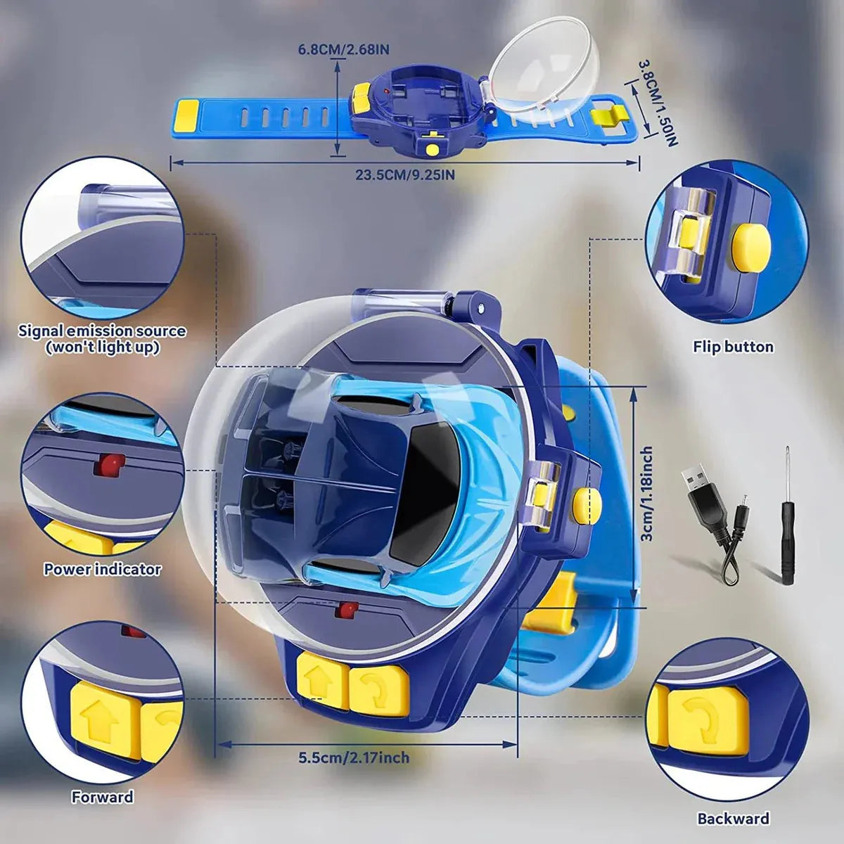 Kids Car Watch Remote Control Toy