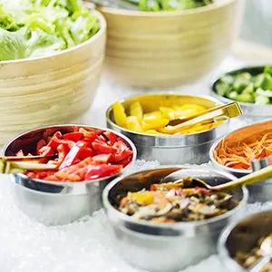 1/3 pcs Golden Color Food Serves Tong