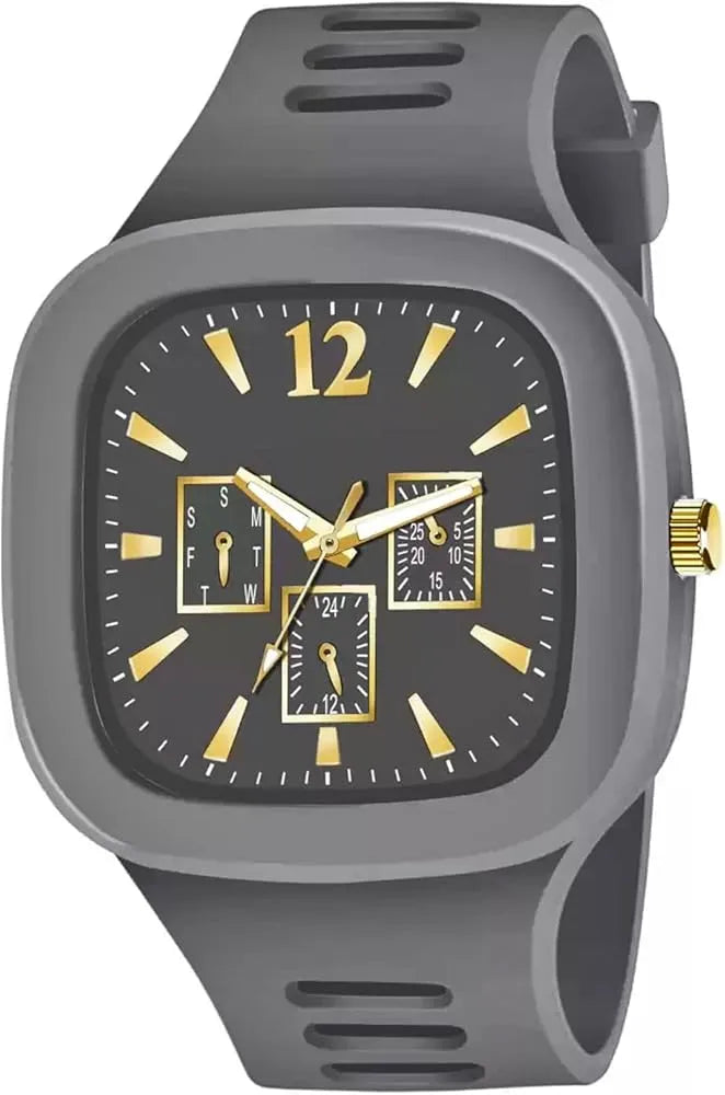 Stylish Square Dial Casual Watch Stylish Analog Watch for Boys Men's