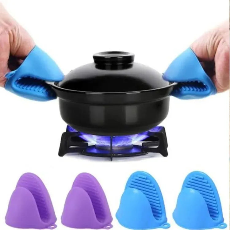 Safety Grip Silicone Oven Mitts