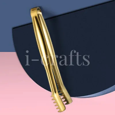 1/3 pcs Golden Color Food Serves Tong